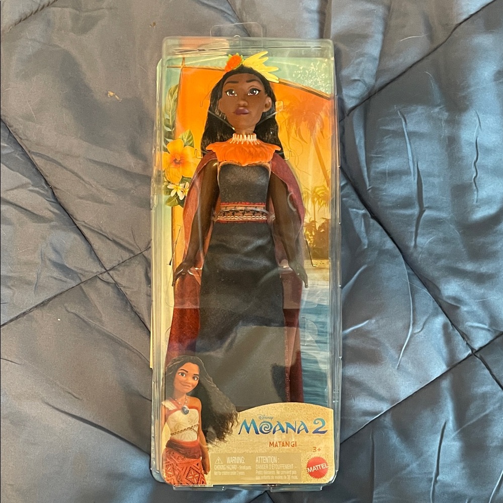 Mattel Moana 2 Matúngi Doll - Black and Orange Outfit
